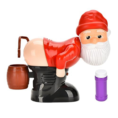 Funny Santa Bubble Blowing Machine for Outdoor & Indoor Activity 1Set