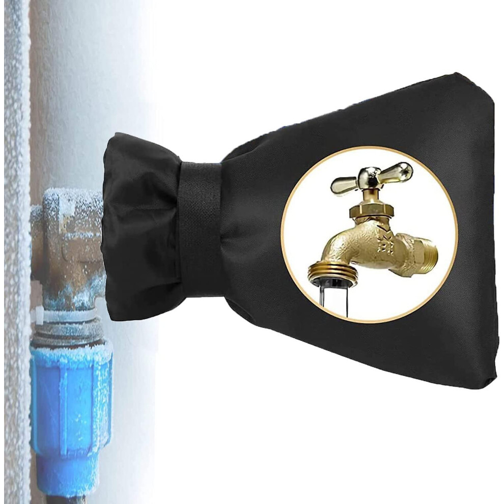 2Pcs Outdoor Faucet Cover, Garden Faucet Socks For Winter Freeze Protection,Waterproof Insulated Tap Cover 9372166577834