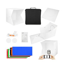 40cm Small Foldable Photo Light Box LED Three-Color Temperature