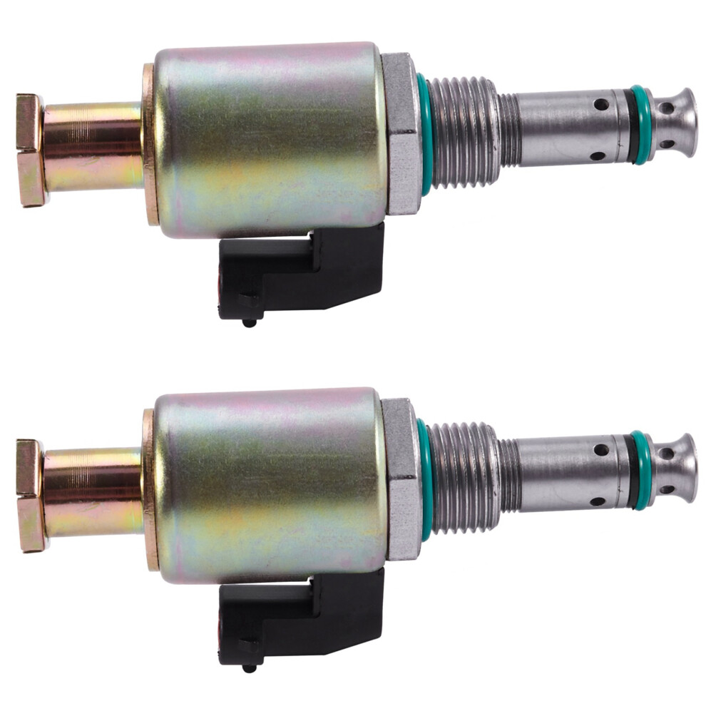 2X Oil Pump Solenoid Valve Regulator For 122-5053 1225053 Engine Cat 325 322C 4852972355642