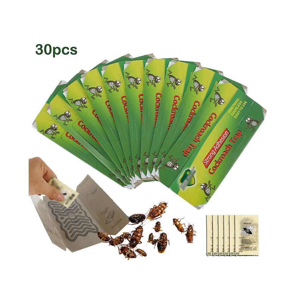 (30pcs) 10-40pcs Cockroach Insect Glue Trap Carpet Ant Flea Bed Bug Trap Catcher Killer