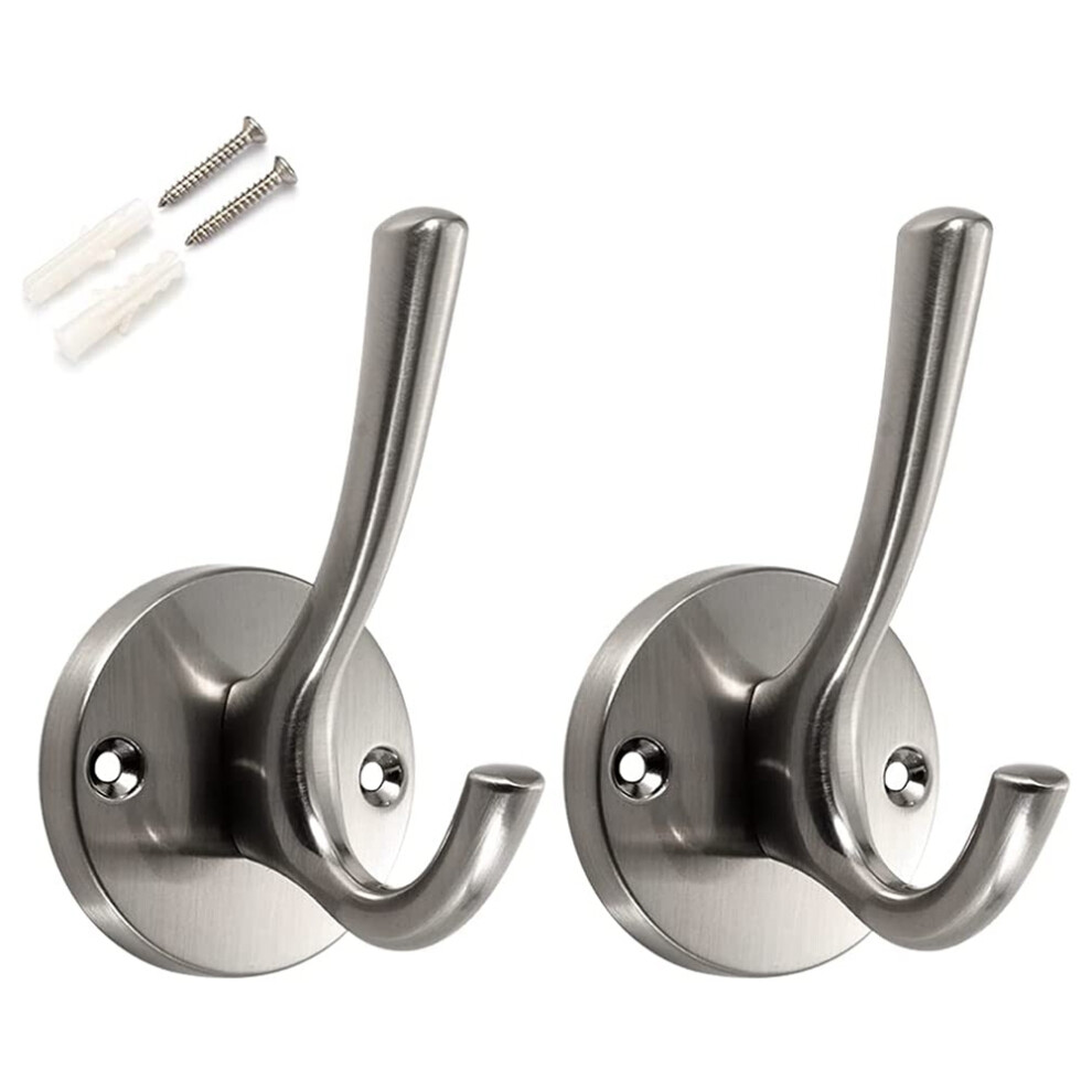 Lot de 2 crochets pour porte-manteau mural décoratif en métal