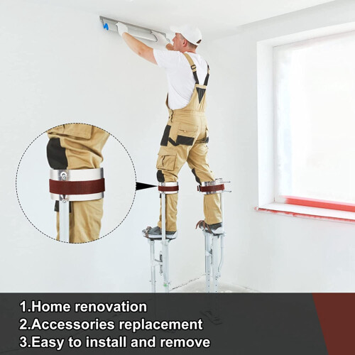 Drywall Stilt Replacement Part Stilts Comfort Straps Kit for Home 1