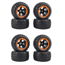 8Pcs Tire Wheel Tyre for HBX 16889 16889A 16890 16890A SG 1601 1602 SG1601 SG1602 RC Car Parts Accessories