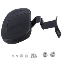 Backrest Cushion Waistrest for Glide 2009-2023 Black