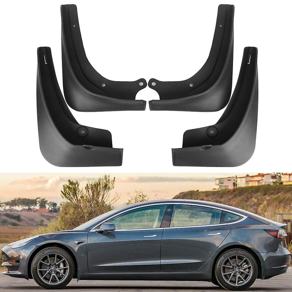 4 Pack Tesla Model 3 Mud Flaps Splash Guards 8994440253824