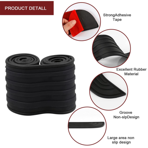 Car Rear Bumper Protector, Universal Flexible Guard Protector 1
