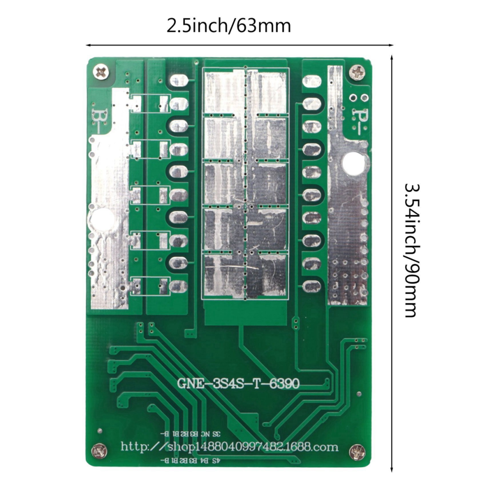 Photos - Other for Computer 4X 4S 12V 800A LiFePO4 Lithium Battery Charger Protection Board with Power Balance