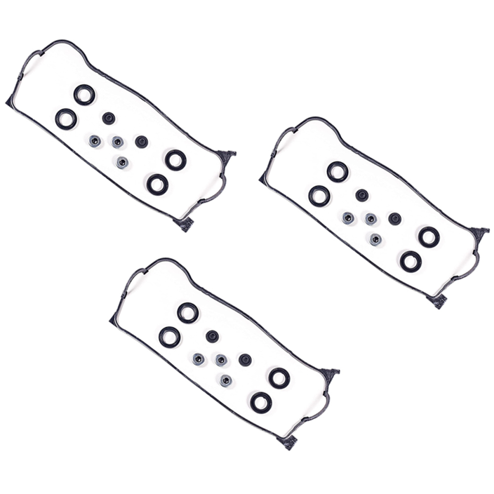 3X Vs50500r For Engine Valve Cover Gasket & Gromets Spark Plug Tube Seals 1992-2000 De Sol 1.6 Sohc D16y7 4853799428373