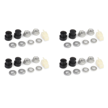 4X E-Bike-Motor für elektrisches Fahrrad, Axe M12, vorderer Blockierbolzen / Blockierring / mittlerer Durchmesser / gefräster Cache mit 12-mm-Bolzen