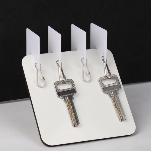100 kpl Key Tags, White Tags Tyhjä neliö 2