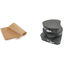 Set von 3 Springformen, antihaftbeschichtet und wasserdicht