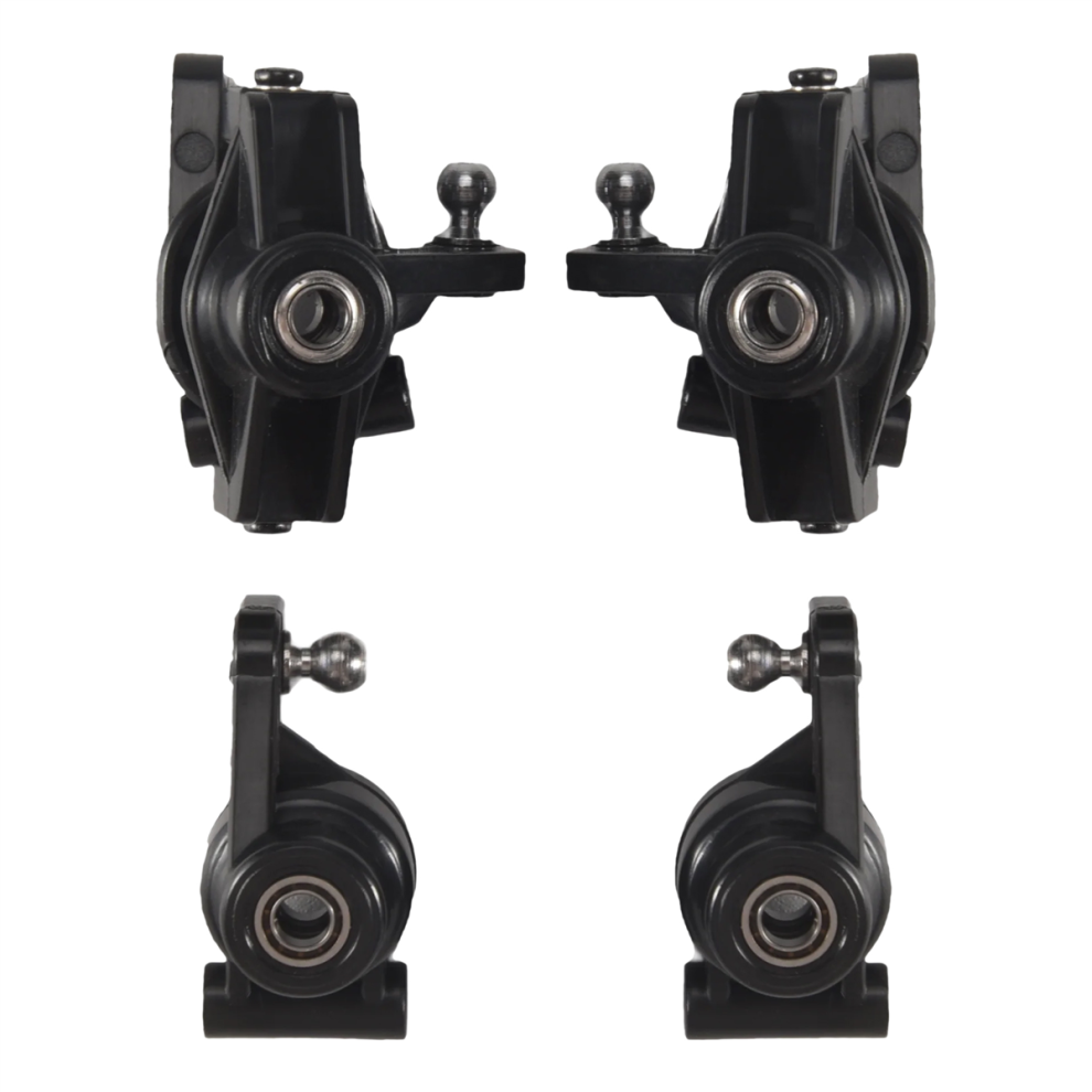Spactz Black Steering Knuckle C-Hub Carrier Rear Hub Set For