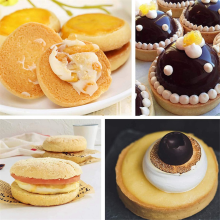 20 sztuk podwójnie zwijanych pierścieni do tarty, okrągłych muffinek, do domowej restauracji