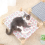 Cat and Dog Hammock Bed Wooden Elevated Cooling B 3