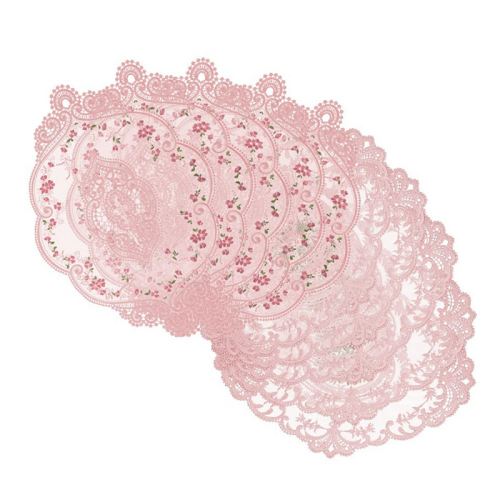10Pcs Lace Doilies for Tables Embroidered Placemats Table Mat