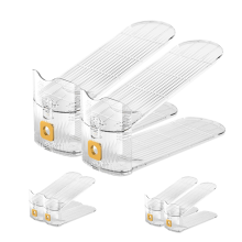 Shoe Stacker 6Pack Adjustable Slots Space Saver Rack