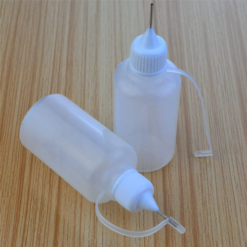 20Pcs 30Ml Plastic Squeezable Tip Applicator Bottle Refillable Dropper Bottles with Needle Caps for Glue DIY 2