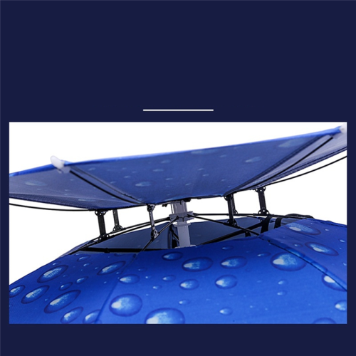 Parapluie coupe-vent à double couche pour couvre-chef 2