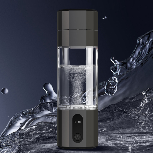 PEM Electrolysis Hydrogen Generator 8000PPB Water Bottle black