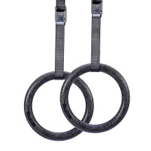 Power Guidance Gymnastics Rings - 28mm Diameter - Olympic Professional Adjustable Gymnastics For Strength Training Suspension Training