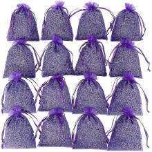 Dried Lavender Sachets Drawers Freshener Home Fragrance, 16 Sachet Bags