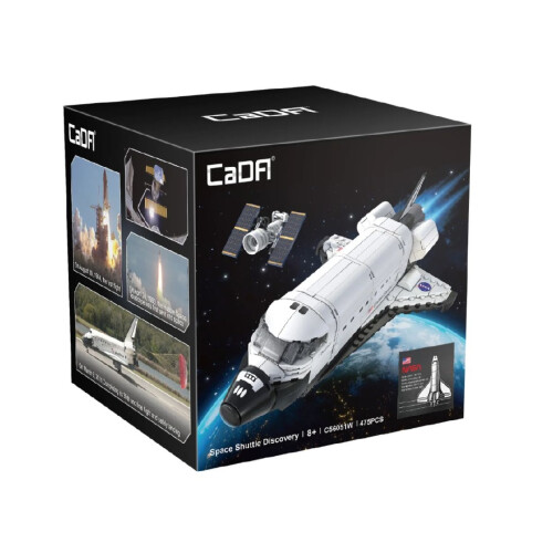 Jeu de construction - CADA - CDC56051W - Navette spatiale Discovery - 475 pièces - Structure tensegrity