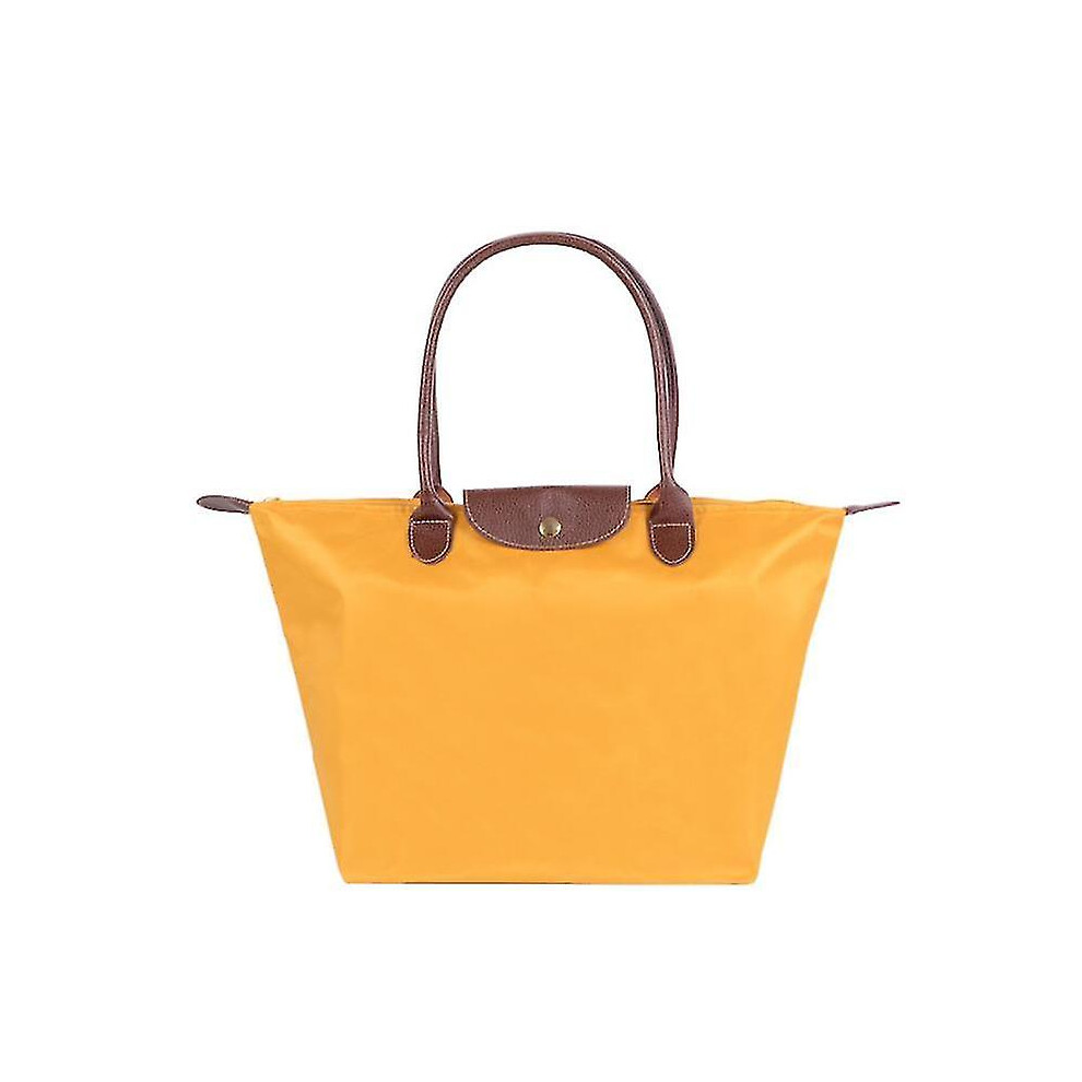 (Yellow, Medium) Women's Shoulder Bags Le Pliage Tote Bag Large Nylon Ladies Handbag