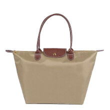 (Khaki, Medium) Women's Shoulder Bags Le Pliage Tote Bag Large Nylon Ladies Handbag