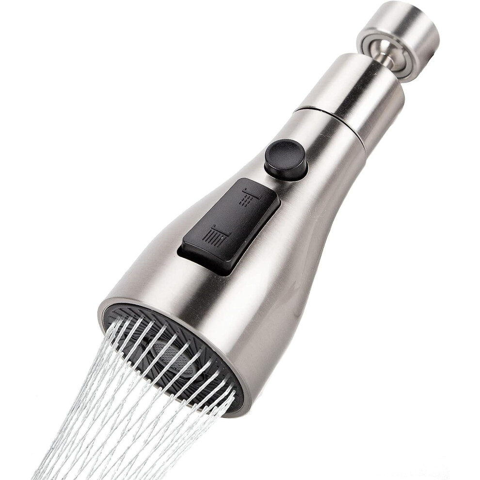 360 Rotating Brushed Kitchen Sink Faucet Spout 8715748652078