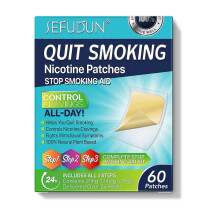 60pcs 3 In1 Quit Smoking Patches, Stop Patch, Aid, Easy And Effective Anti-stickers,tobacco Control Lingtie Qingfeibao New Tobacco Control Artifact