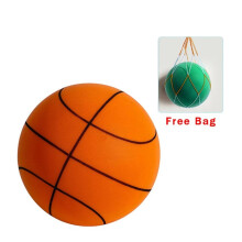 (Orange, 24cm) New Upgraded 2023 Newest Silent Basketball, Indoor Training Foam Uncoated Ball