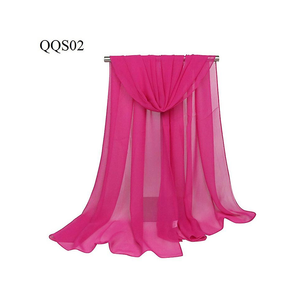 (Rose Red) Apparel Silk Scarf Shawl-image-OPC-PFXCJHR-NEW