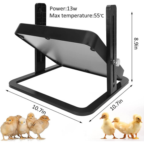 Chick Brooder Heating Plate, Chick Brooders With Adjustable Height For Chicks And Ducklings, Warms Up To 15 Chicks 1