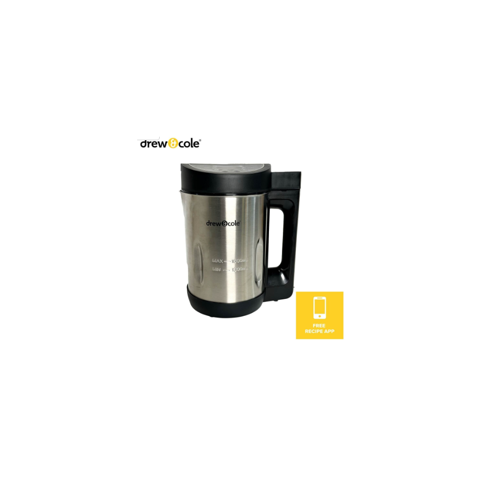 Drew&Cole Digital Soup Maker 1.6L Stainless Steel 900W