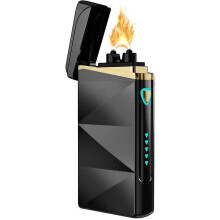 Electric Lighter Rechargeable Usb Arc Lighter, Dual Arc Plasma Lighter Flameless Windproof For Outdoor Lighters Use- For Fire/cigarettes, Candles Ruik