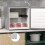 Homcom HOMCOM 35L Tabletop Freezer with Adjustable Temperature Wire Shelf Grey 5