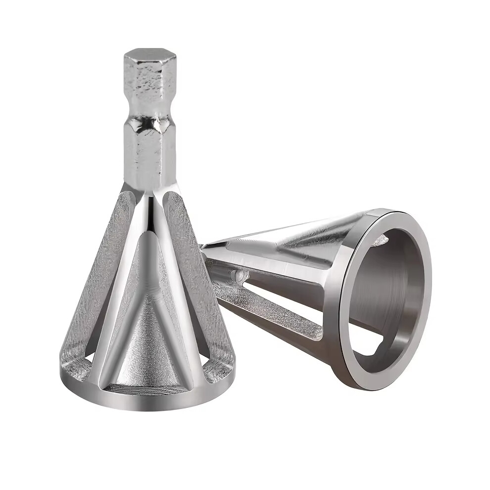 1Pc Chamfering Tool, Chuck Drill Tool, Metal Deburring External Chamfering Tool, Grinding Angle Trimming, Suitable For Various C 6906621224822