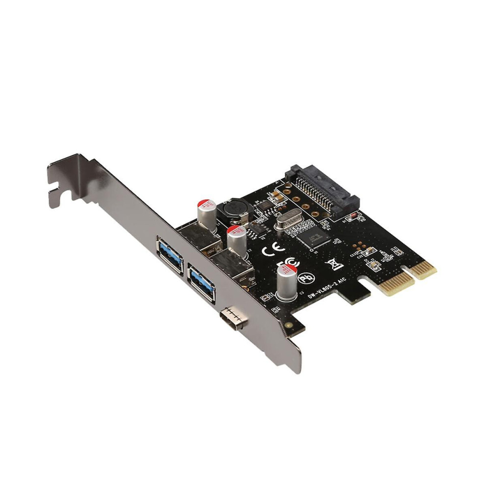 Pcie To Usb3.1 Type C Expansion Card Usb Hub Splitter For Desktop Pcie Riser Card Pci Express Conve 8792504095140