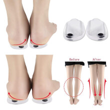 2pcs Insoles Correction Shoe Inserts Pads Effective O/x Type Leg Bowed Legs Knee Valgum Straightening