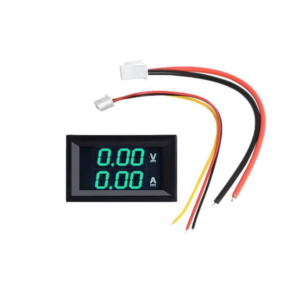 (10A-GREEM-GREEM) DC0-100V 10A LED Digital Voltmeter Ammeter Car Motocycle Voltage Current Meter Volt Detector Tester Monitor Panel-image-OPC-PFXCVQS-NEW