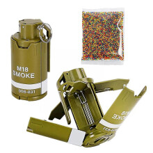 M18 Smoke Grenade Explosive Water Bomb Gel Grenade Model Military Toy Kids Army Bomb Toy Gun