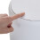 Living And Home 12.3L White Round Rubbish Bin 4