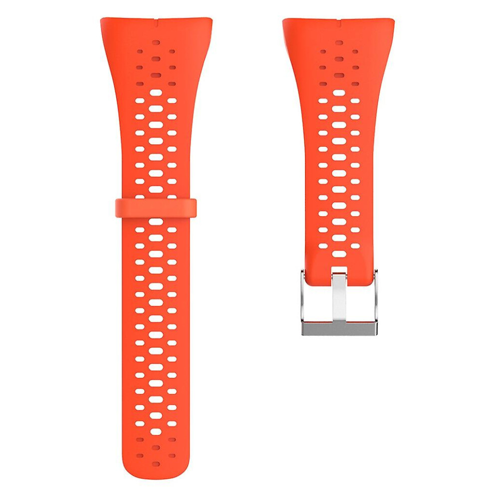(Orange) Sport Soft Silicone Watch Band Replacement Band Strap For For M400 M430 Orange 8792504111307