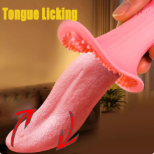 Tongue Lick Vibrator for Women - G-Spot Massager, Waterproof, USB