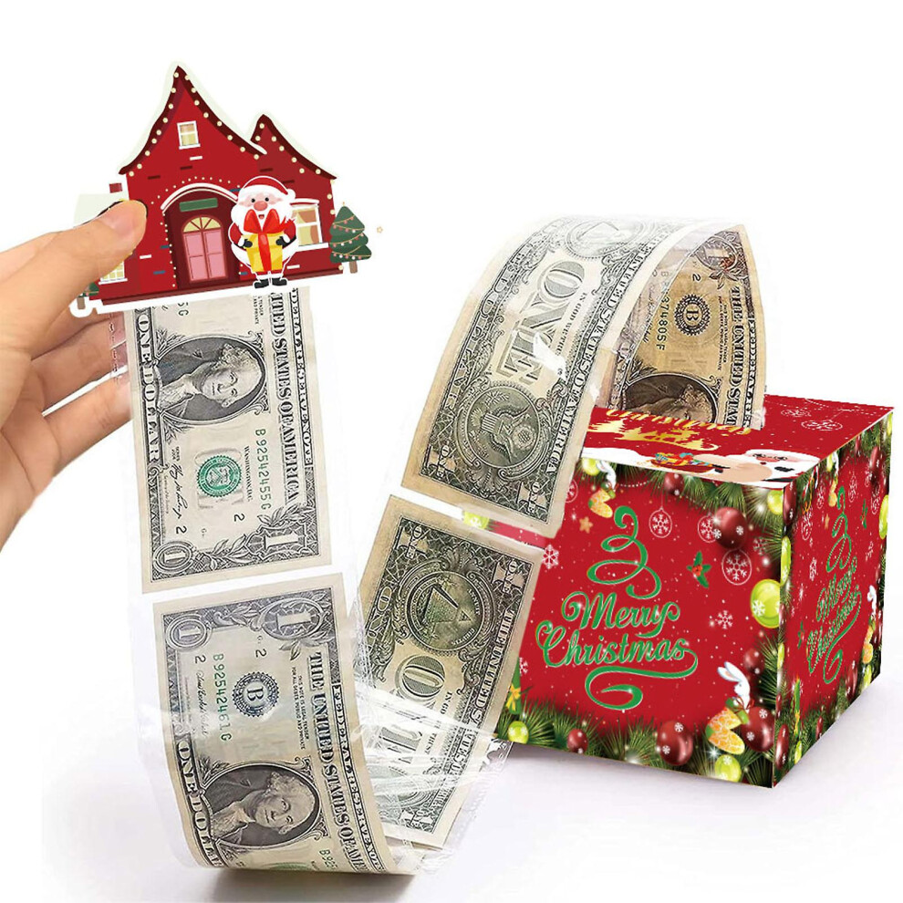 (Christmas) Birthday Moneys Pulling Cash Gift Boxes Heartful Birthday Surprise Gifts Box For Parents Lovers Kids Friends