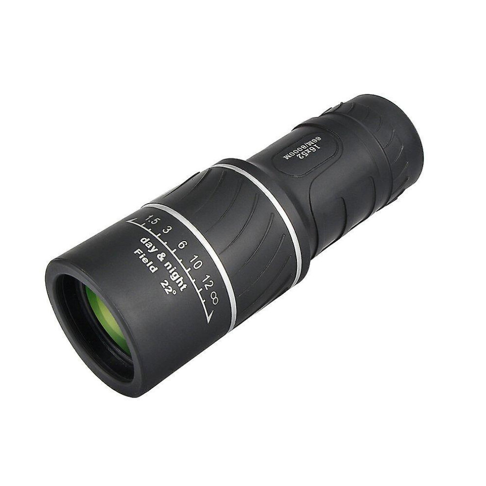16X52 Monocular Dual Focus Optical Zoom Telescope For Bird Watching/Wildlife/Hunting/Camping/Hiking Light