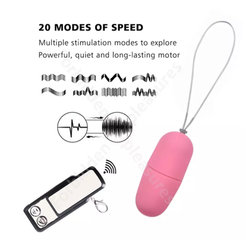 Wireless Remote Control Egg Vibrator - 10-Speed Couples Massager Toy 1