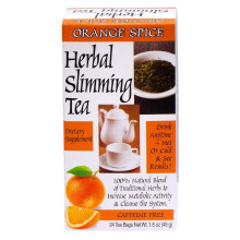 21st Century Herbal Slimming Tea, Orange Spice 24 Tea Bags | Weight Loss, Detox & Metabolism Support
