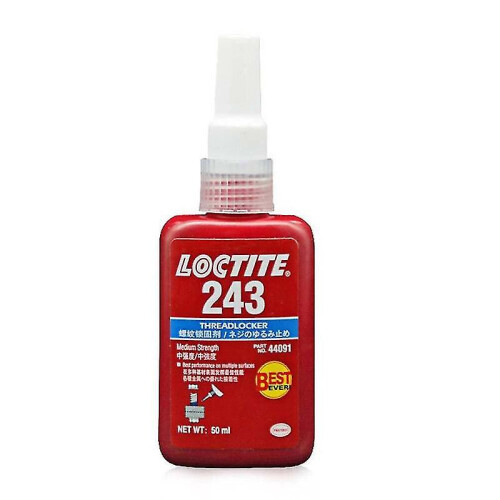 Loctite 243 Threadlock Medium Strength Metal Bolt Screw Fixing Glue 50ml